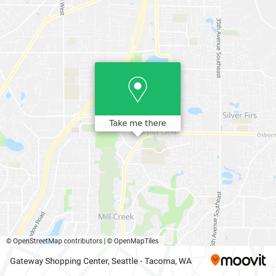 Gateway Shopping Center map