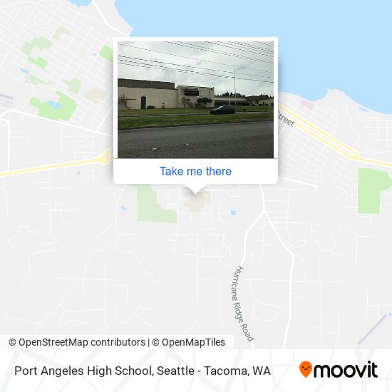 Port Angeles High School map