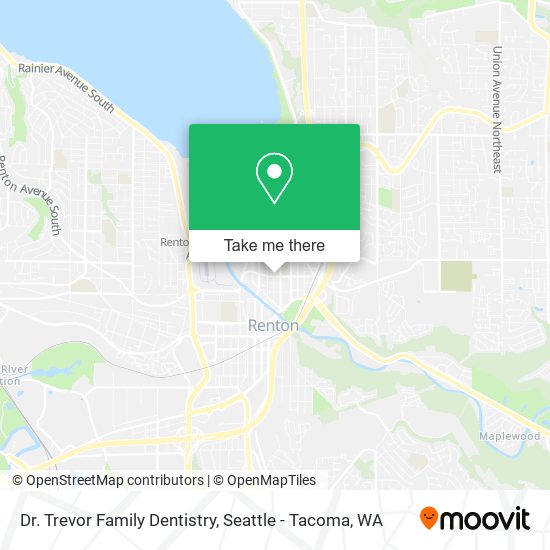 Mapa de Dr. Trevor Family Dentistry
