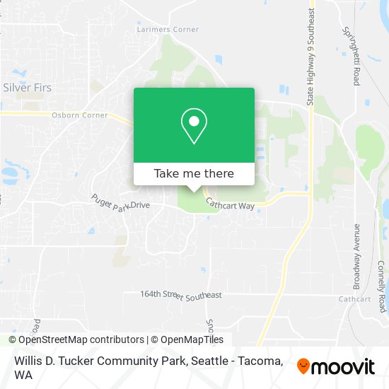 Willis D. Tucker Community Park map
