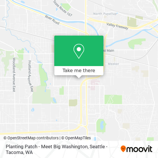Planting Patch - Meet Big Washington map