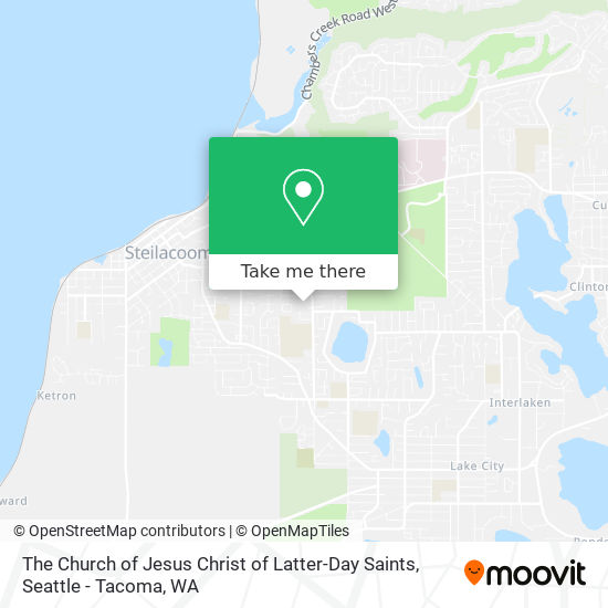 The Church of Jesus Christ of Latter-Day Saints map