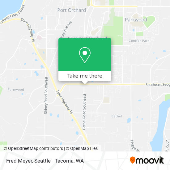 Fred Meyer map