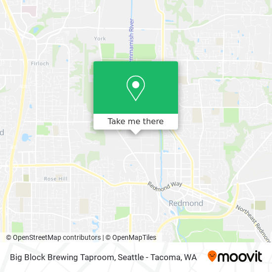 Big Block Brewing Taproom map