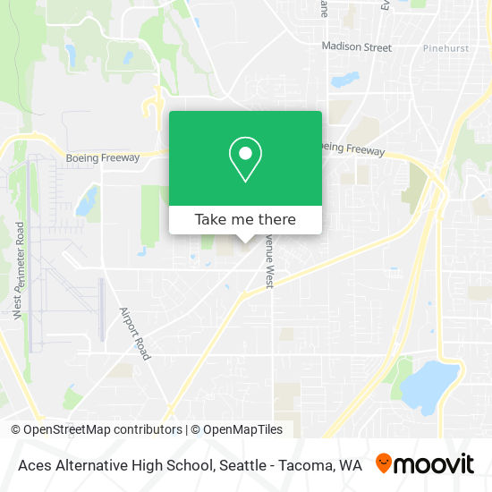 Mapa de Aces Alternative High School