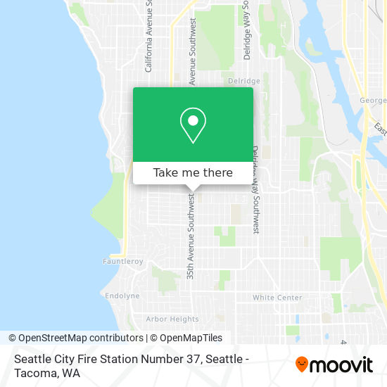 Seattle City Fire Station Number 37 map