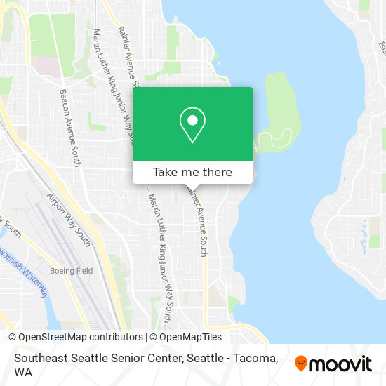 Southeast Seattle Senior Center map