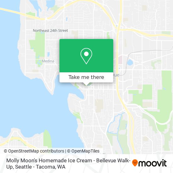 Mapa de Molly Moon's Homemade Ice Cream - Bellevue Walk-Up