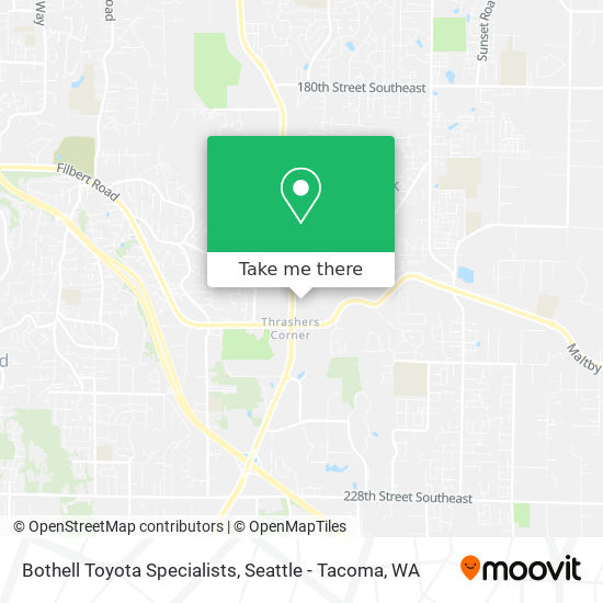 Mapa de Bothell Toyota Specialists