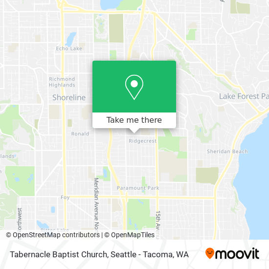 Tabernacle Baptist Church map