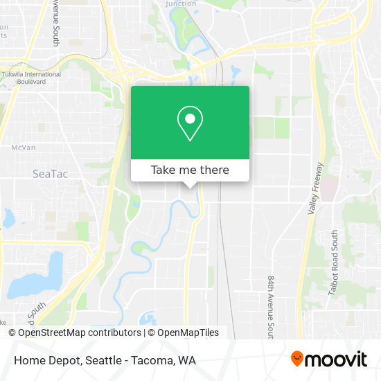 Home Depot map