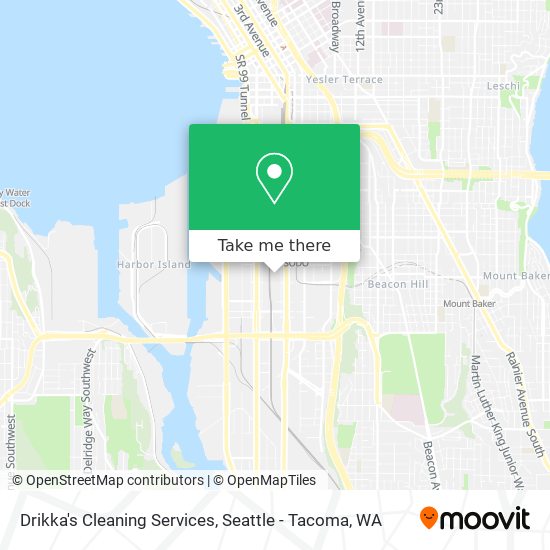 Drikka's Cleaning Services map