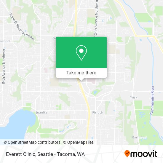 Everett Clinic map