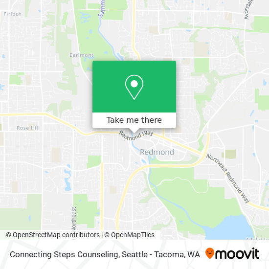 Connecting Steps Counseling map