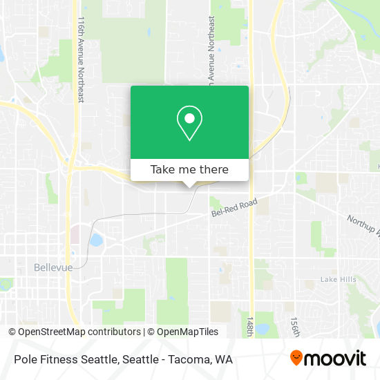 Mapa de Pole Fitness Seattle