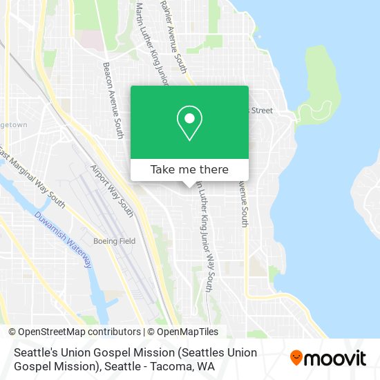 Mapa de Seattle's Union Gospel Mission (Seattles Union Gospel Mission)
