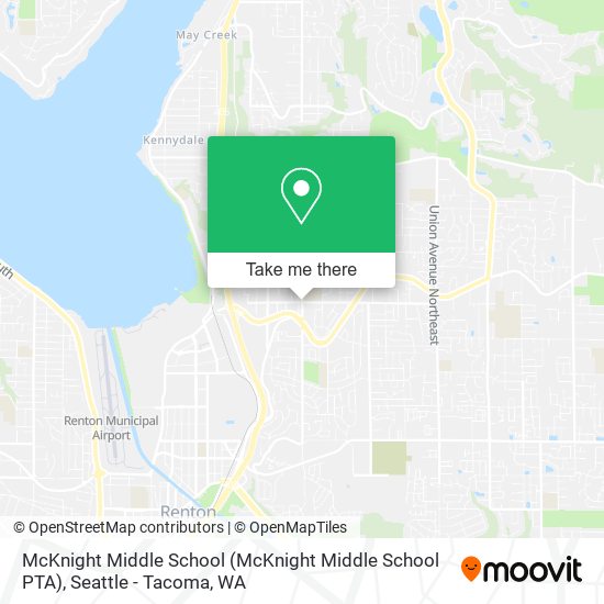 McKnight Middle School map