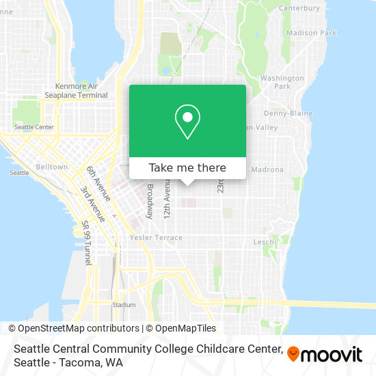 Mapa de Seattle Central Community College Childcare Center