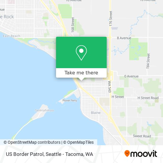 US Border Patrol map