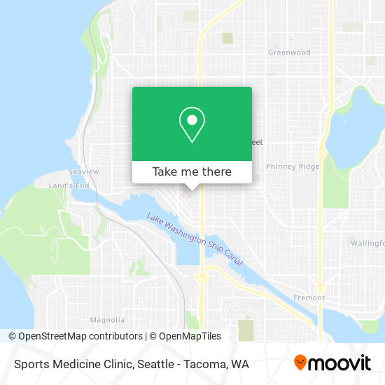 Mapa de Sports Medicine Clinic