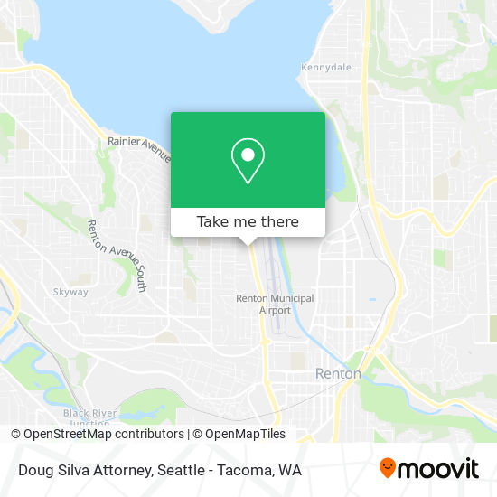 Doug Silva Attorney map
