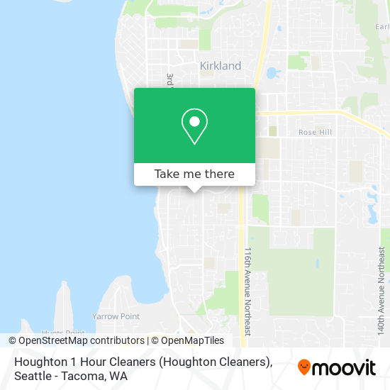 Houghton 1 Hour Cleaners (Houghton Cleaners) map