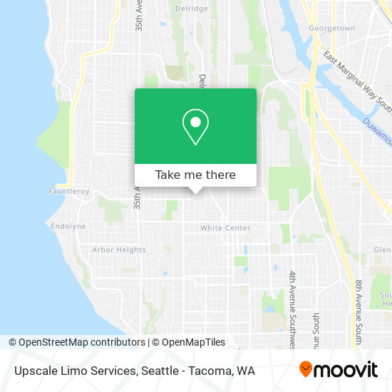 Upscale Limo Services map