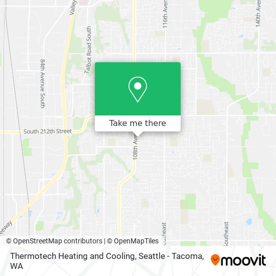 Thermotech Heating and Cooling map