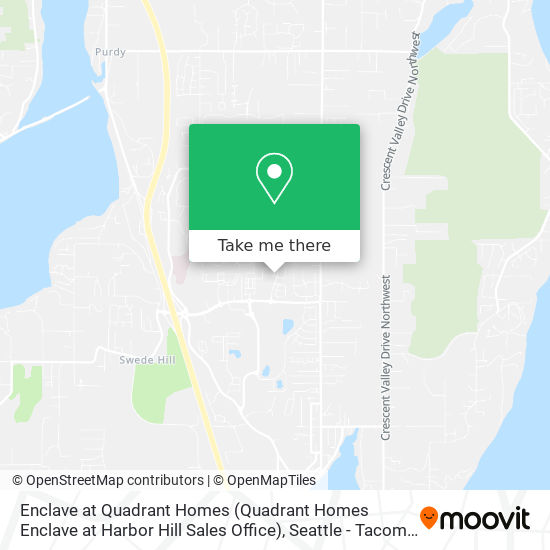 Enclave at Quadrant Homes (Quadrant Homes Enclave at Harbor Hill Sales Office) map