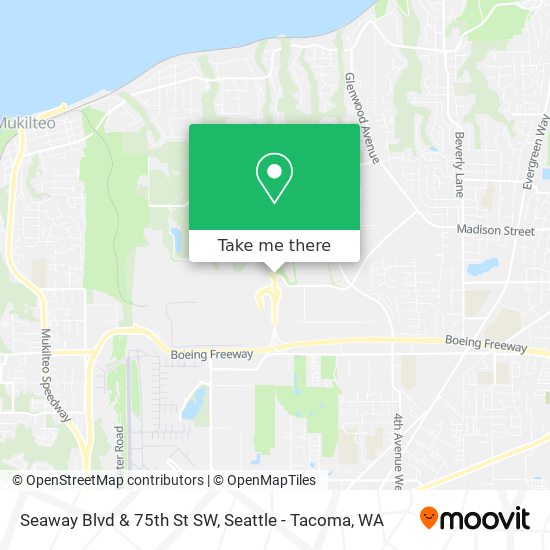 Mapa de Seaway Blvd & 75th St SW