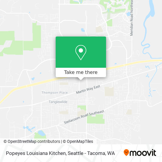 Mapa de Popeyes Louisiana Kitchen