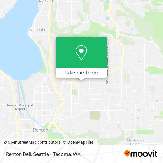 Renton Deli map