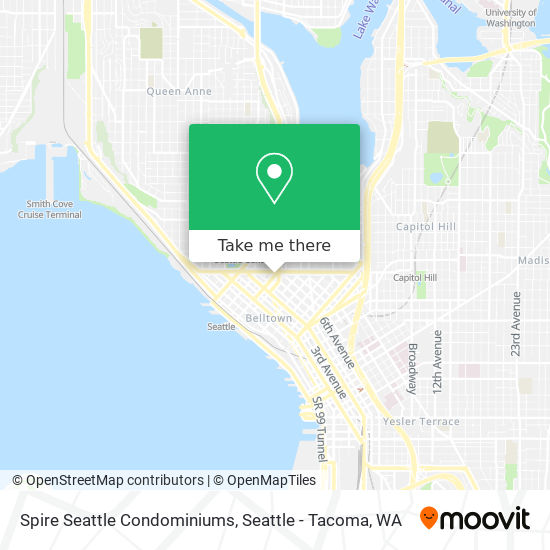 Mapa de Spire Seattle Condominiums