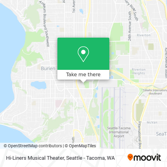Hi-Liners Musical Theater map
