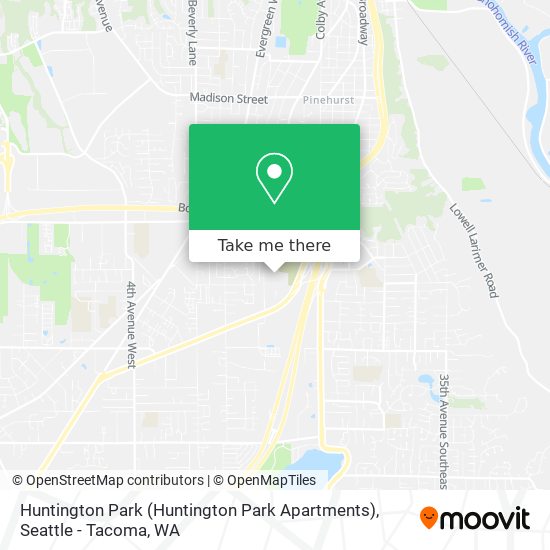 Mapa de Huntington Park (Huntington Park Apartments)