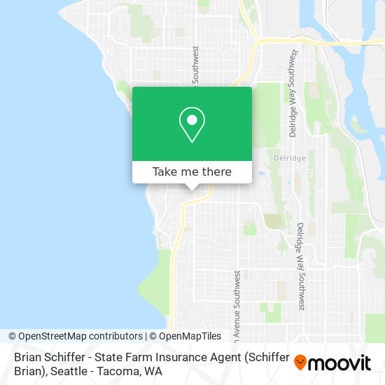 Mapa de Brian Schiffer - State Farm Insurance Agent (Schiffer Brian)