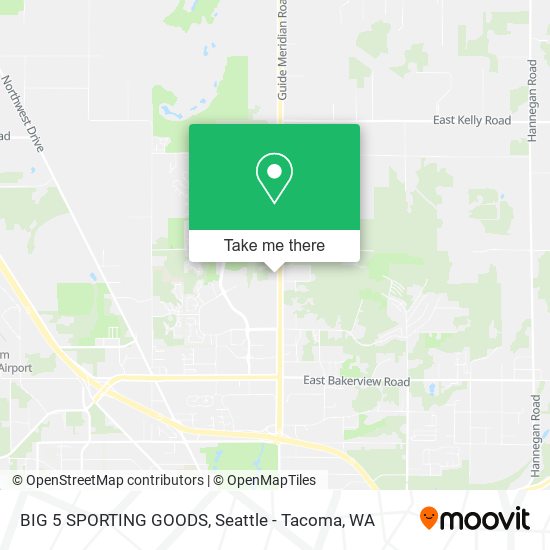 BIG 5 SPORTING GOODS map