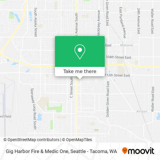 Gig Harbor Fire & Medic One map