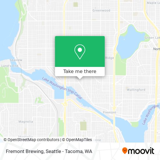 Fremont Brewing map