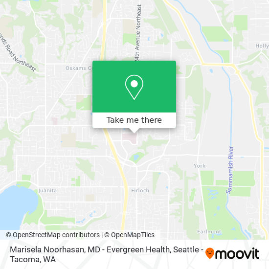 Marisela Noorhasan, MD - Evergreen Health map