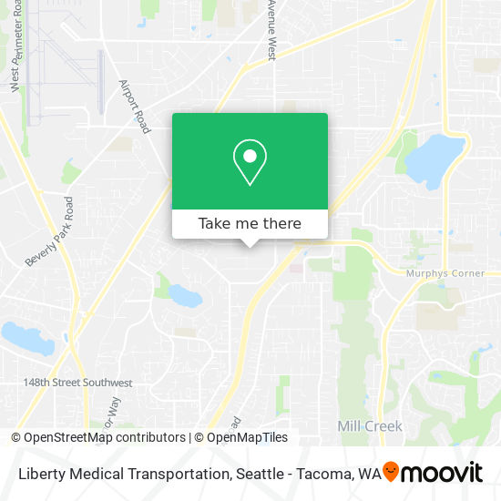 Liberty Medical Transportation map