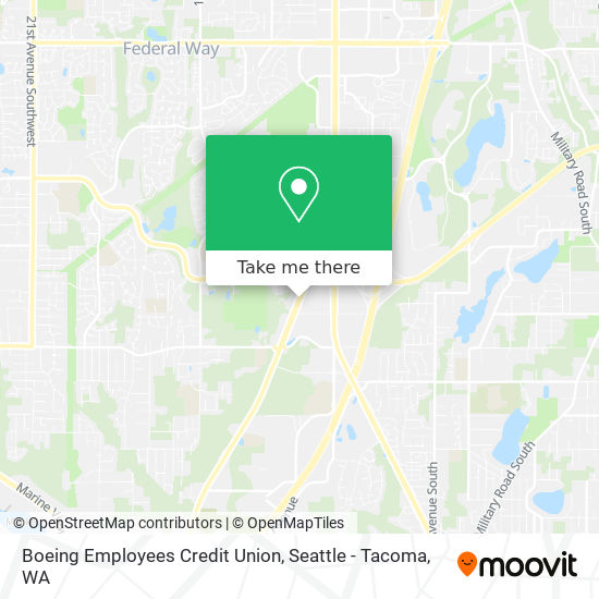 Boeing Employees Credit Union map