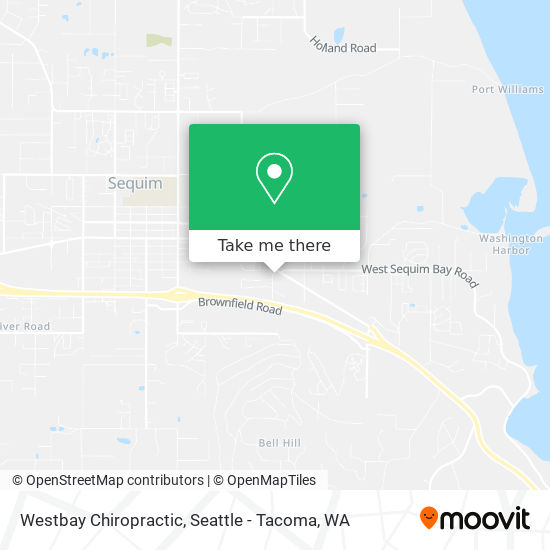 Westbay Chiropractic map