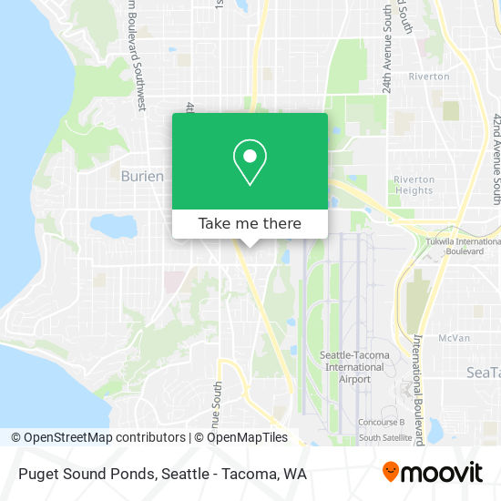 Puget Sound Ponds map