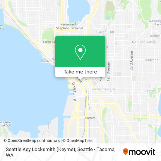 Seattle Key Locksmith (Keyme) map