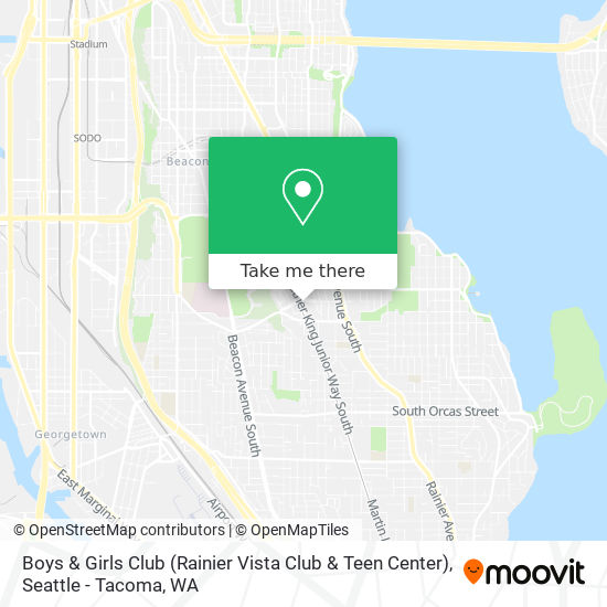 Mapa de Boys & Girls Club (Rainier Vista Club & Teen Center)