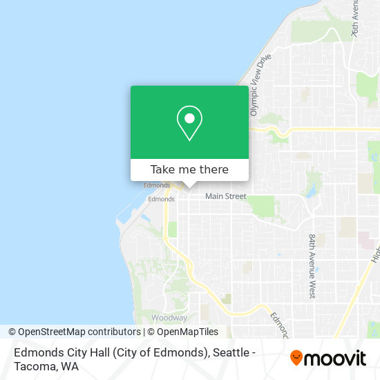 Mapa de Edmonds City Hall (City of Edmonds)