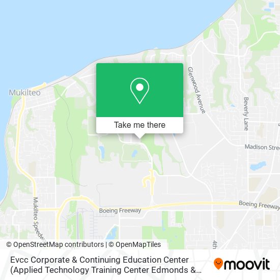 Mapa de Evcc Corporate & Continuing Education Center