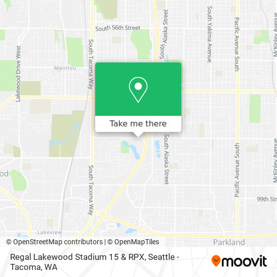 Regal Lakewood Stadium 15 & RPX map