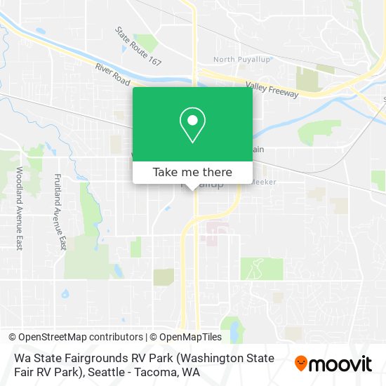Mapa de Wa State Fairgrounds RV Park (Washington State Fair RV Park)